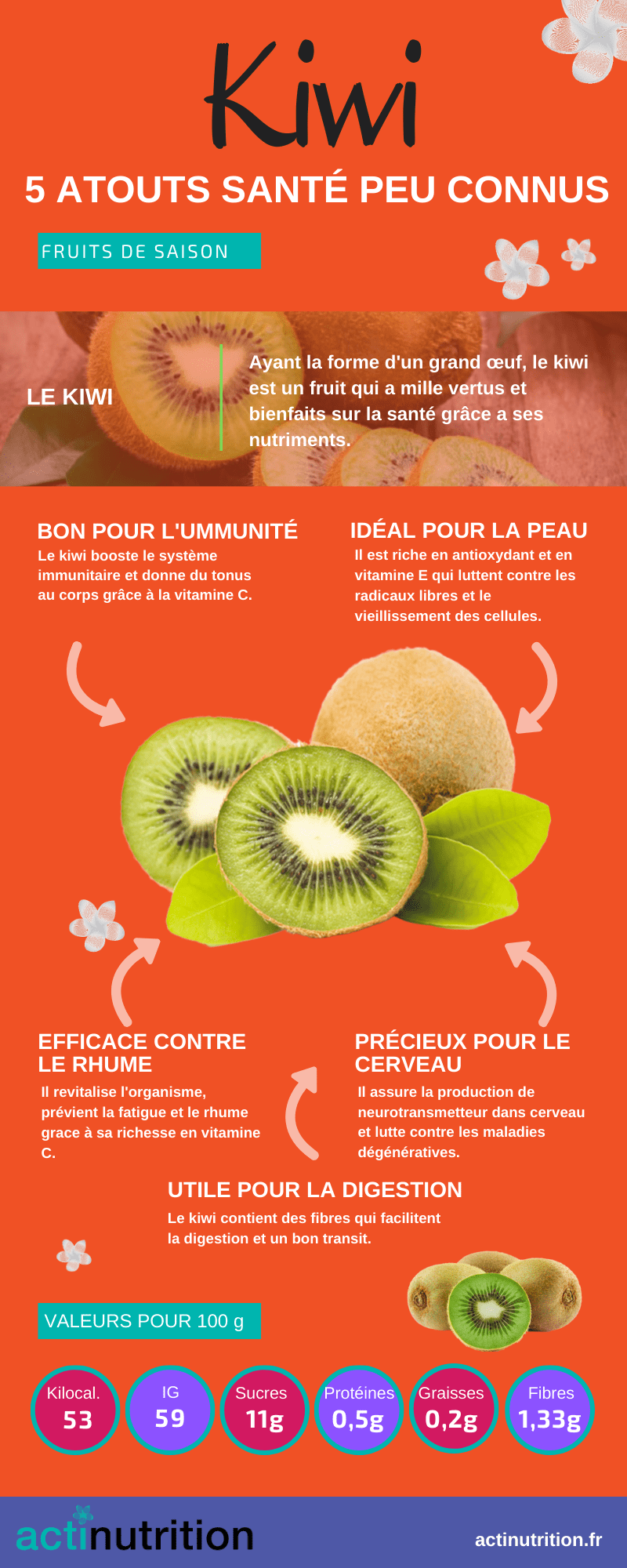 Les bienfaits du kiwi pour l’immunité