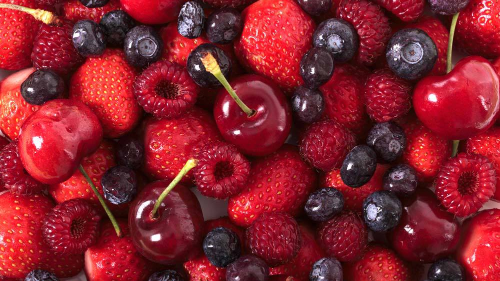 La liste des fruits rouges qu'on préfère